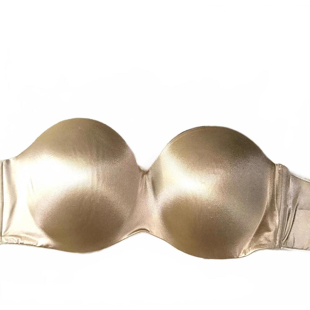 42D Bongo Beige Strapless Bra